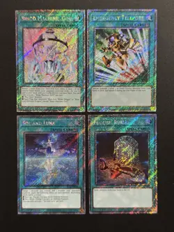 2024 YUGIOH RA02 PLATINUM SECRET RARE BINGK MACHINE GO NM BONUS SET - Image 1