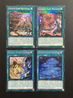 2024 YUGIOH RA02 COLLECTORS RARE PEACEFUL PLANET NM BONUS SET - Image 1