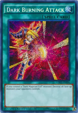 Yugioh! LP Dark Burning Attack - LDK2-ENS04 - Secret Rare - Limited Edition Ligh - Image 1