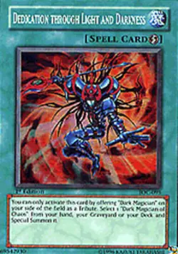 Yugioh! MP Dedication through Light and Darkness - IOC-095 - Super Rare - Unlimi - Image 1