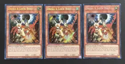 2024 YUGIOH RA02 SECRET RARE DROLL & LOCK BIRD X3 NM SET - Image 1