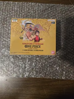 One Piece EN OP-04 Kingdoms of Intrigue Booster Box Sealed - Image 1