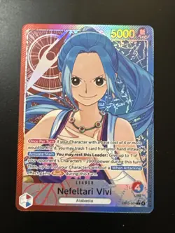 One Piece English EB03-001 Nefeltari Vivi (L) Leader Alt Art Heroines Edition - Image 1