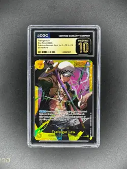 One Piece CGC 10 PRISTINE Trafalgar Law SEC 2025 OP10-119 PRB02 - Image 1