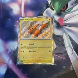 Pokemon Pikachu 131/091 SV: Paldean Fates Holo Shiny Rare TCG Card English - Image 1