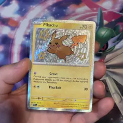 Pokemon Pikachu 131/091 SV: Paldean Fates Holo Shiny Rare TCG Card English - Image 2