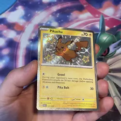 Pokemon Pikachu 131/091 SV: Paldean Fates Holo Shiny Rare TCG Card English - Image 4