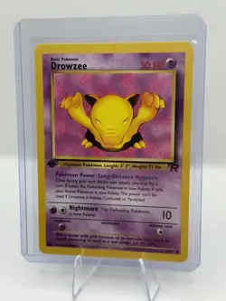 Pokemon Card Drowzee 54/82 1st Edition Team Rocket - Image 1