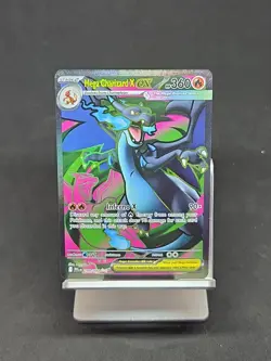 Mega Charizard X ex 109/094 - Me02: Phantasmal Flames - Pokemon Card TCG - Image 1