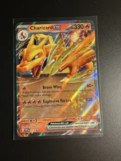 Charizard ex 161 Sv: Scarlet & Violet Promo Card Black Star Promo Near Mint - Image 1