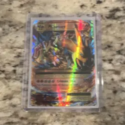 Pokemon M Charizard EX Evolutions 13/108 Full Art Holo Ultra Rare Mega Card - Image 1