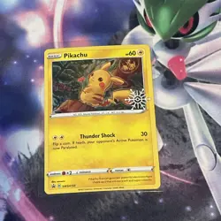 Pikachu - (Holiday Calendar) SWSH153 SWSH: Sword & Shield Promo Cards Holo - Image 1