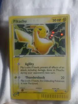 2003 SEALED 2 Card lot Pikachu 12 & Meowth 13 HOLO BlackStar Rare POKEMON Promos - Image 1