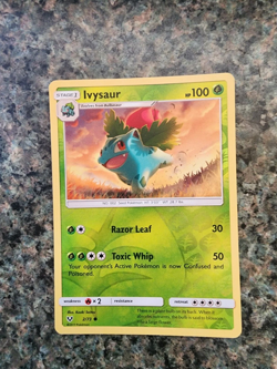 Ivysaur 2/73 HP100 Reverse Holo Pokemon Card Shining Legends TCG Set - Image 1