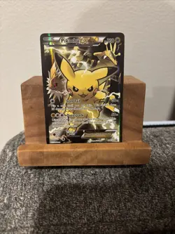 Pokemon TCG Pikachu EX XY124 Full Art Holo Card Ultra Rare - Image 1