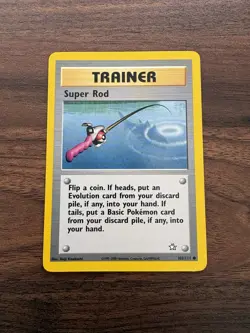 Super Rod 103/111 Neo Genesis Unlimited Pokemon Trainer Card NM - Image 1