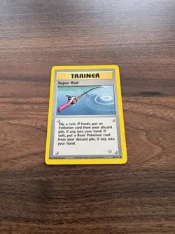 Super Rod 103/111 Neo Genesis Unlimited Pokemon Trainer Card NM - Image 2