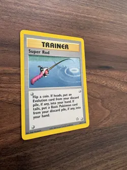 Super Rod 103/111 Neo Genesis Unlimited Pokemon Trainer Card NM - Image 3