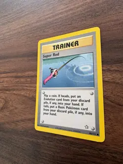 Super Rod 103/111 Neo Genesis Unlimited Pokemon Trainer Card NM - Image 4