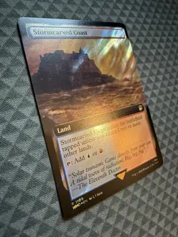 MTG Stormcarved Coast #1109 Surge Foil Extended Art Rare UB: Doctor Who (WHO) - Image 2
