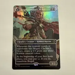 Brigid, Clachan's Heart FOIL Borderless 285 Lorwyn Eclipsed ECL MTG Rare Mint NM - Image 1
