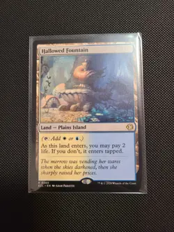 Magic the Gathering Lorwyn Eclipsed Hallowed Fountain #265 Near Mint Free Shippi - Image 1