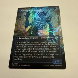 Ashling, Rekindled FOIL Borderless 290 Lorwyn Eclipsed ECL MTG Rare Unplayed NM - Image 5