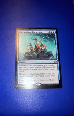 HARMONIZED CRESCENDO x1 mtg NM-M Lorwyn Eclipsed 1 Rare - Image 1