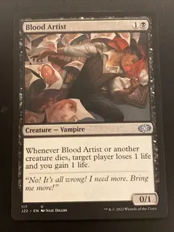 Blood Artist #117 MTG Jumpstart 2022 NM English - Image 1