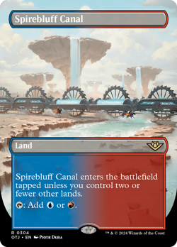 Spirebluff Canal (REGULAR) x1 - MTG Outlaws of Thunder Junction OTJ #304 - Image 1