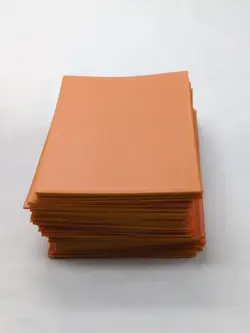 *Slightly Used* Pack Of (100) Dragon Shield Orange Matte Standard Size Sleeves - Image 5