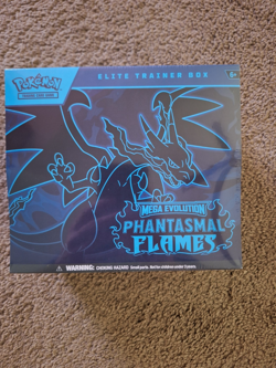 Pokemon TCG Mega Evolution Phantasmal Flames Elite Trainer Box ETB - Image 1