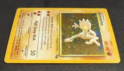 Hitmonlee 07/62 Holo Rare Fossil Unlimited Vintage 1999 Pokemon TCG wotc LP - Image 4
