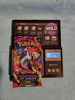(VERY HEAVY)🔥 22.78g Pokemon TCG Phantasmal Flames Booster Pack Factory Sealed✅ - Image 1