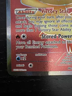 Pokemon Victini - 98/101 - Full Art Ultra Rare - LP - Noble Victories - Image 5