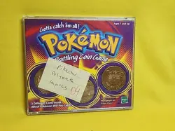 1999 Pokemon Battling Coin Game 3 Coins Opened /case 04 - Image 1