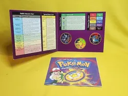 1999 Pokemon Battling Coin Game 3 Coins Opened /case 04 - Image 4