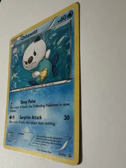 2011 Pokemon TCG Black & White Oshawott Black Star Promo Holo Rare BW08 LP - Image 2