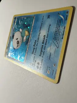 2011 Pokemon TCG Black & White Oshawott Black Star Promo Holo Rare BW08 LP - Image 5