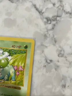 Bulbasaur 044/102 Base Set (Shadowless) Regular Unlimited Pokemon WOTC LP - Image 3