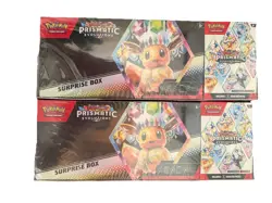 TWO Sam’s Club Pokemon Prismatic Evolutions Surprise Box & Booster Bundle - Image 2