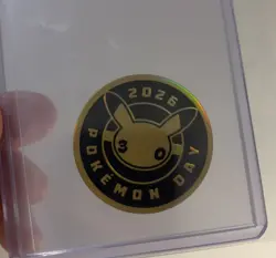 Pikachu 051/162 30th Anniversary Pokemon Day Stamp Cosmos Holo + Coin - Image 4
