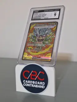 Pokemon CGC 9 Teal Mask Ogerpon ex SAR 2024 201/187 SV8a Japanese - Image 1