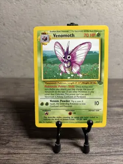Venomoth 29/64 Jungle Regular Rare-Pokemon TCG-Vintage-Fast Shipping-NM!! - Image 1