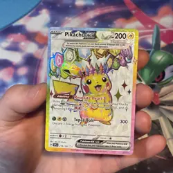 Pokemon TCG Surging Sparks Pikachu EX 219/191 Full Art Ultra Rare - Image 2