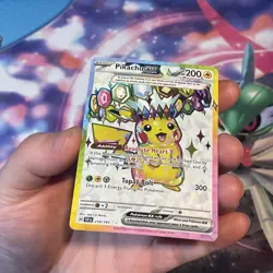 Pokemon TCG Surging Sparks Pikachu EX 219/191 Full Art Ultra Rare - Image 4