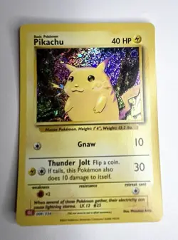 Pokemon TCG Pikachu 008/034 Classic Collection Holo English Basic 40 HP - Image 1