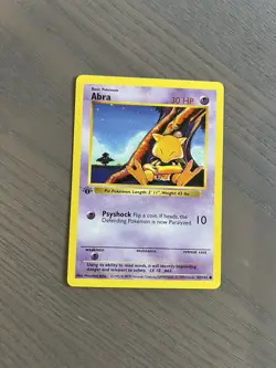 Pokemon TCG Base Set - 1st Edition - Abra 43/102; Drowzee 49/102; Gastly 50/102 - Image 2