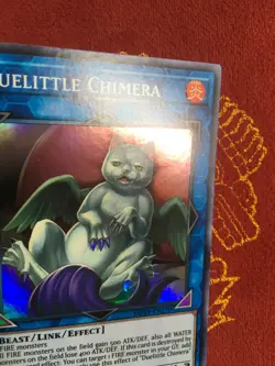 Duelittle Chimera MP19-EN270 Yugioh 2019 Gold Sarcophagus Mega Tin Super Rare LP - Image 2