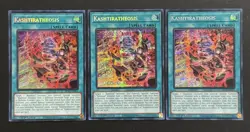 2024 YUGIOH MP24 SECRET RARE KASHTIRATHEOSIS X3 NM SET - Image 1